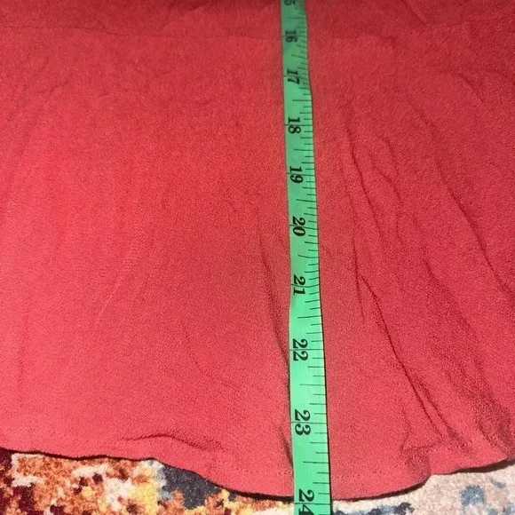 Mossimo Supply Pink Shirt Crisscross V-neck Sz XXL - Picture 8 of 8